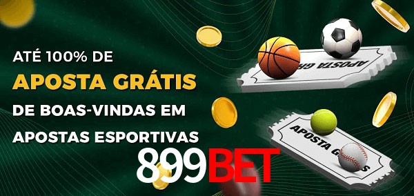 899Bet Ate 100% de Aposta Gratis